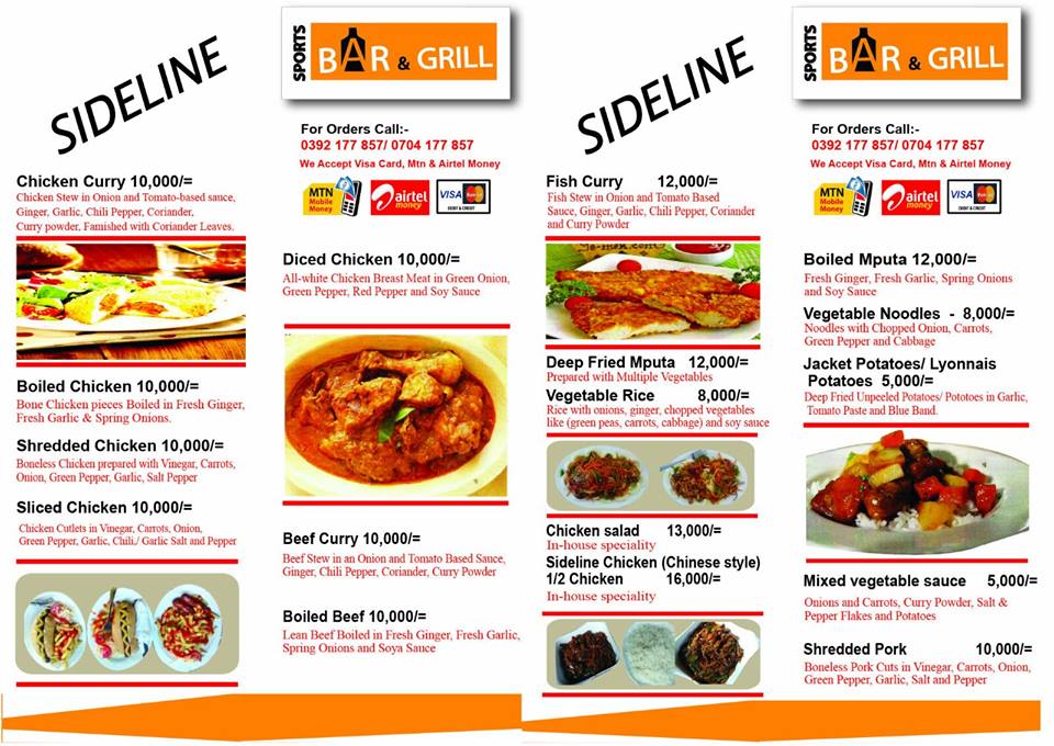 Sideline Sports Bar & Grill MTN Arena-Stadium Kampala Uganda, Good food in Kampala, Food & Drink, Top Bar, Top Restaurant, Lounge, Top Bar and Lounge, Cool night out, Beer, Wine, Spirits, Cocktail bar, Sports Bar, Amazing Beer prices, Cheap Beer, Great Place to Drink after work, Gins and local beers, Grilled food and wood-fired pizzas, Chatting and Drinking, Chilling with friends and mates, Date night, Eating and Drinking, Private parties, Drinking and Dancing, Cocktail Bar, Lounge Bar, Party Bar, Kampala Pub, Cool DJs, Lively Music, Great Beer Drink Out, Tasteful Delicious food in Kampala, Amazing Drinking Venue in Kampala Uganda, Ugabox