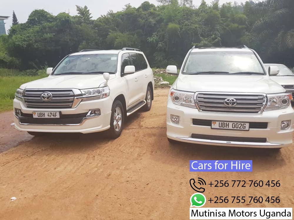 Cars for Hire in Uganda, Landcruiser V8 Cars for Rent in Uganda, Self Drive Car/Vehicle Hire Services in Kampala Uganda, Tours and Travel Vehicle/V.I.P Transport Hire Services in Uganda, Mutinisa Motors Uganda, Ugabox