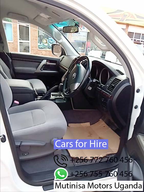 Cars for Hire in Uganda, Landcruiser V8 Cars for Rent in Uganda, Self Drive Car/Vehicle Hire Services in Kampala Uganda, Tours and Travel Vehicle/V.I.P Transport Hire Services in Uganda, Mutinisa Motors Uganda, Ugabox