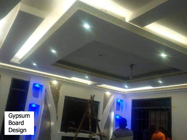 Gypsum Ceiling Design in Kampala Uganda, Home Decor Gypsum Board Design in Uganda, Gypsum Board Construction in Uganda, Gypsum World And Security Systems Ltd, Ugabox