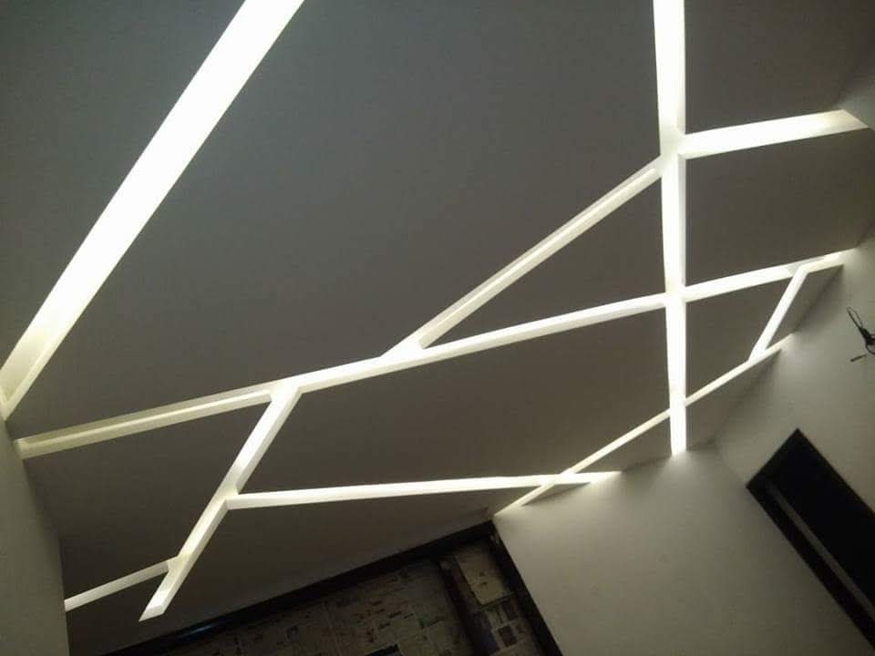 Gypsum Design: Ceilings, Partitions, Display Units, Gypsum Board Ceiling Design, Construction Works: Interior and Exterior Design, Oldvoi Uganda Limited, Ugabox