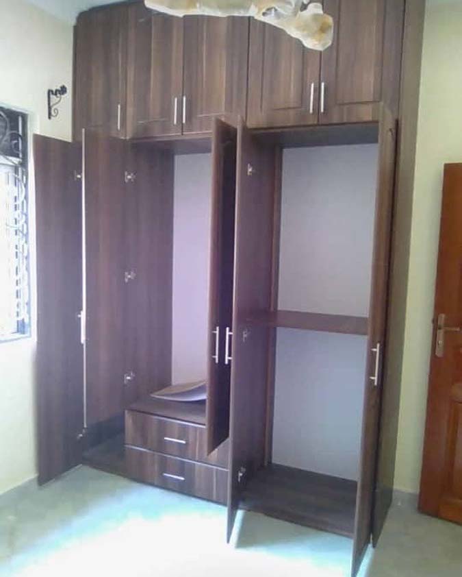 Fitted Wardrobes in Kampala Uganda, Fitted Clothes Closet in Uganda, Hard Wood and Softwood Wardrobes in Uganda, Carpentry & Wood Works in Uganda, Oldvoi Uganda Limited Construction Company, Ugabox