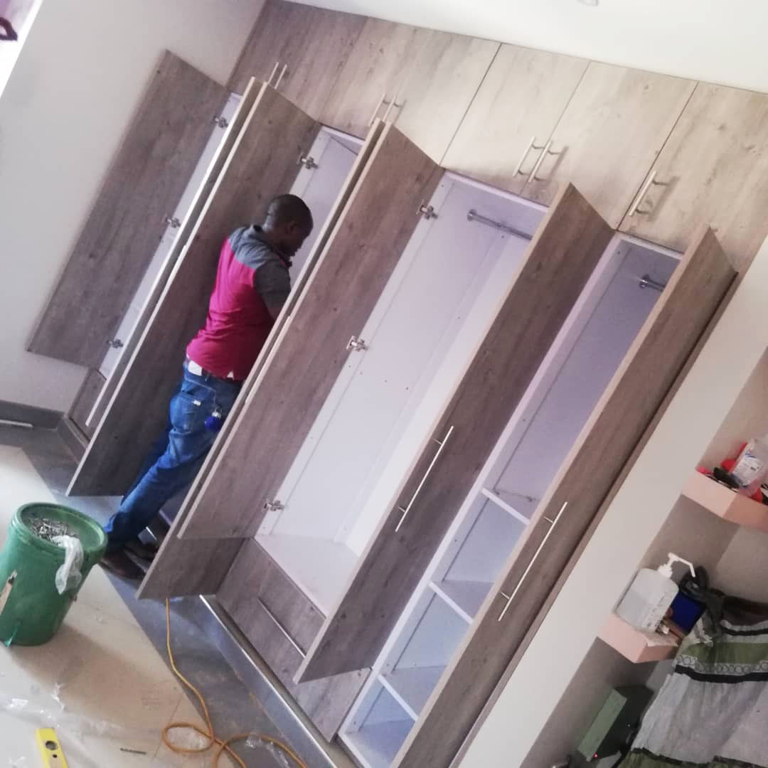 Fitted Wardrobes in Kampala Uganda, Fitted Clothes Closet in Uganda, Hard Wood and Softwood Wardrobes in Uganda, Carpentry & Wood Works in Uganda, Oldvoi Uganda Limited Construction Company, Ugabox