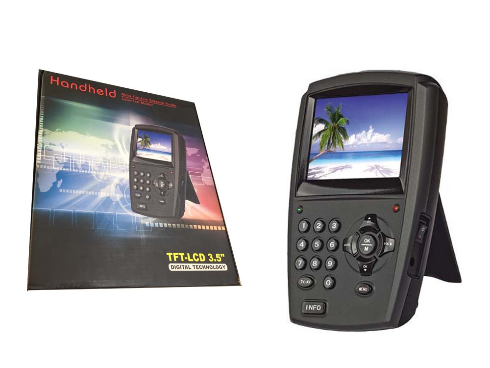 Handheld Multi-Function Satellite Finder Color Led Monitor TFT-LCD 3.5 For Sale in Kampala Uganda, Electronics Shop in Uganda, Electronics Shop in Uganda, Home Entertainment, Electronics/Satellite Equipment Supplier in Uganda, The Satellite Shop Uganda, Ugabox