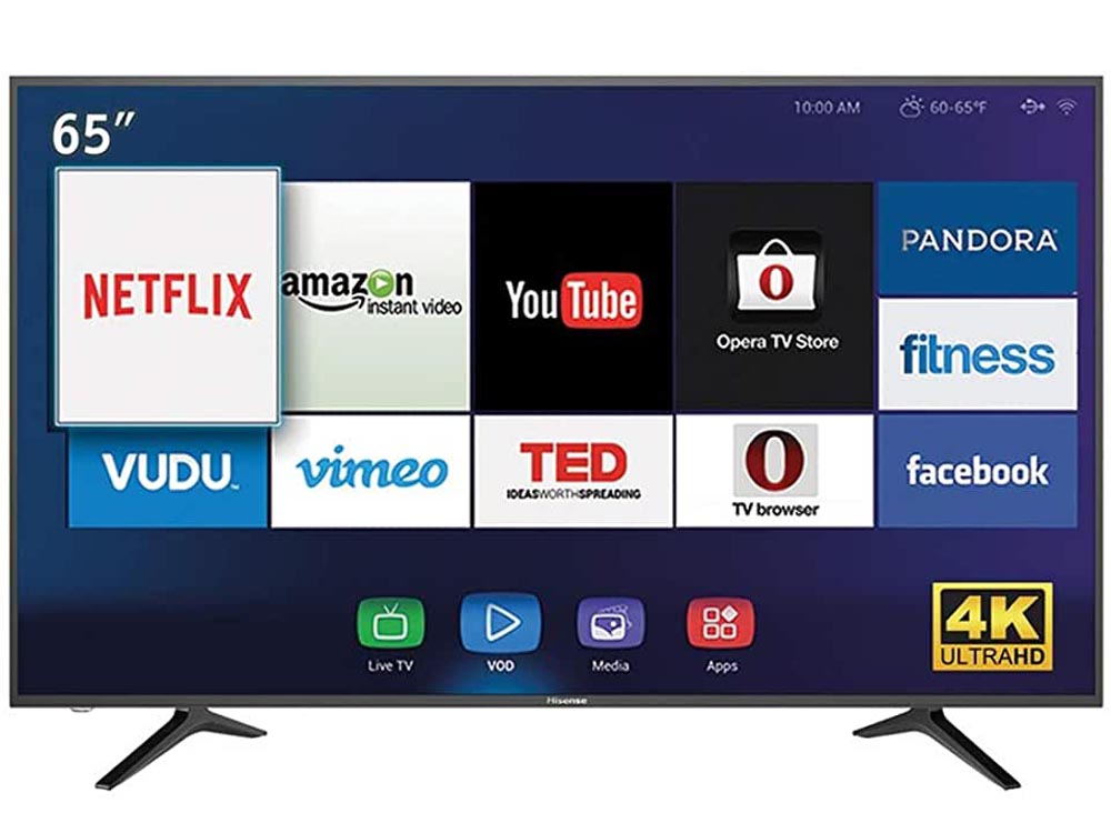 Hisense 65 Inch 4K UHD Smart TV for Sale in Kampala Uganda, Electronics Shop in Uganda, HD TV Shop, Satellite Video Services, Video Home Entertainment Services in Uganda, The Satellite Shop Uganda, Ugabox