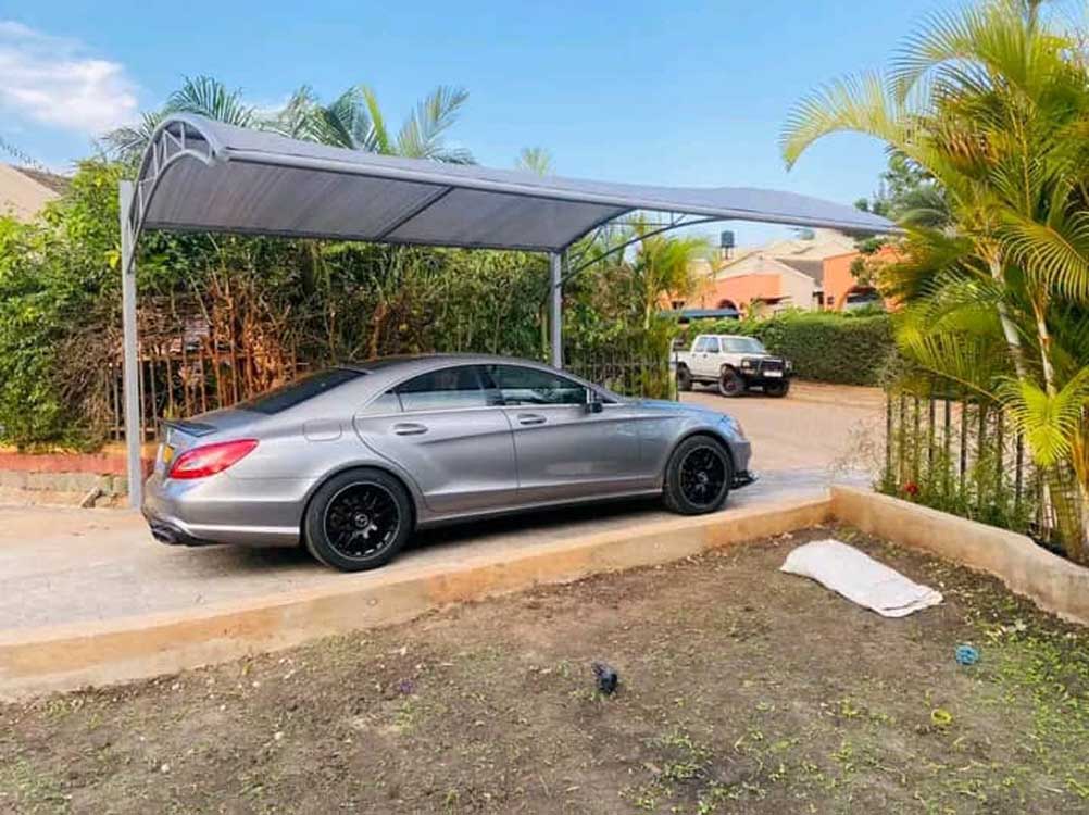 Carports/Car Shades in Uganda. Steel And Metal Carports Uganda, Metal Welding And Fabrication in Kampala Uganda. Metal Engineering Works, Metal Welders, Steel Fabrication, Metal Fabrication in Kampala Uganda, MI Engineering Concepts Ltd, Ugabox