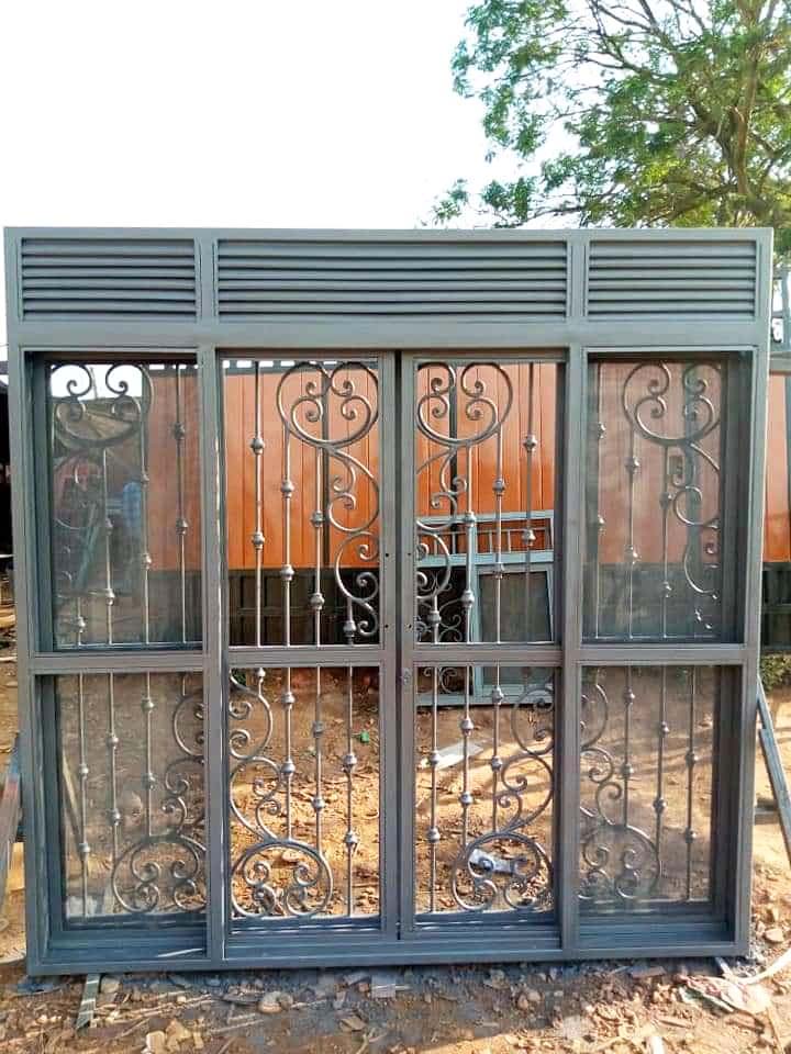 Sliding Door in Kampala Uganda. Steel, Metal Welding And Fabrication in Kampala Uganda. Metal Engineering Works, Metal Welders, Steel Fabrication, Metal Fabrication in Kampala Uganda, MI Engineering Concepts Ltd, Ugabox