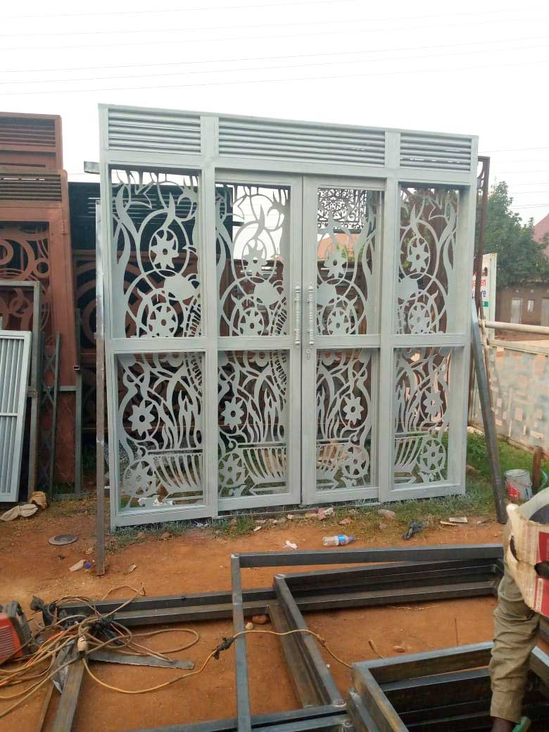 Sliding Door in Kampala Uganda. Steel, Metal Welding And Fabrication in Kampala Uganda. Metal Engineering Works, Metal Welders, Steel Fabrication, Metal Fabrication in Kampala Uganda, MI Engineering Concepts Ltd, Ugabox