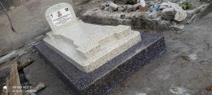 Terrazzo Grave Construction And Finish in Kampala Uganda. Terrazzo Flooring Solutions Uganda. Lee Engravers Ltd Uganda Services: Grave Construction, Grave Finishing, Granite And Marble Graves, Terrazzo Grave Finish, Terrazzo Flooring Solutions, Ugabox