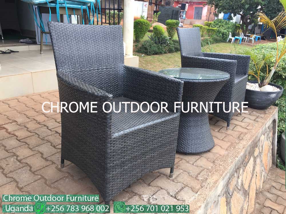 Outdoor Furniture for Sale in Uganda, Garden/Outdoor Furniture in Kampala Uganda. Home, Hotel, Restaurant/Bar Balcony Patio Furniture Uganda, Resin Wicker, Makers/Producers of All Weather Wicker Furniture in Uganda. Chrome Outdoor Furniture Uganda Product, Ugabox