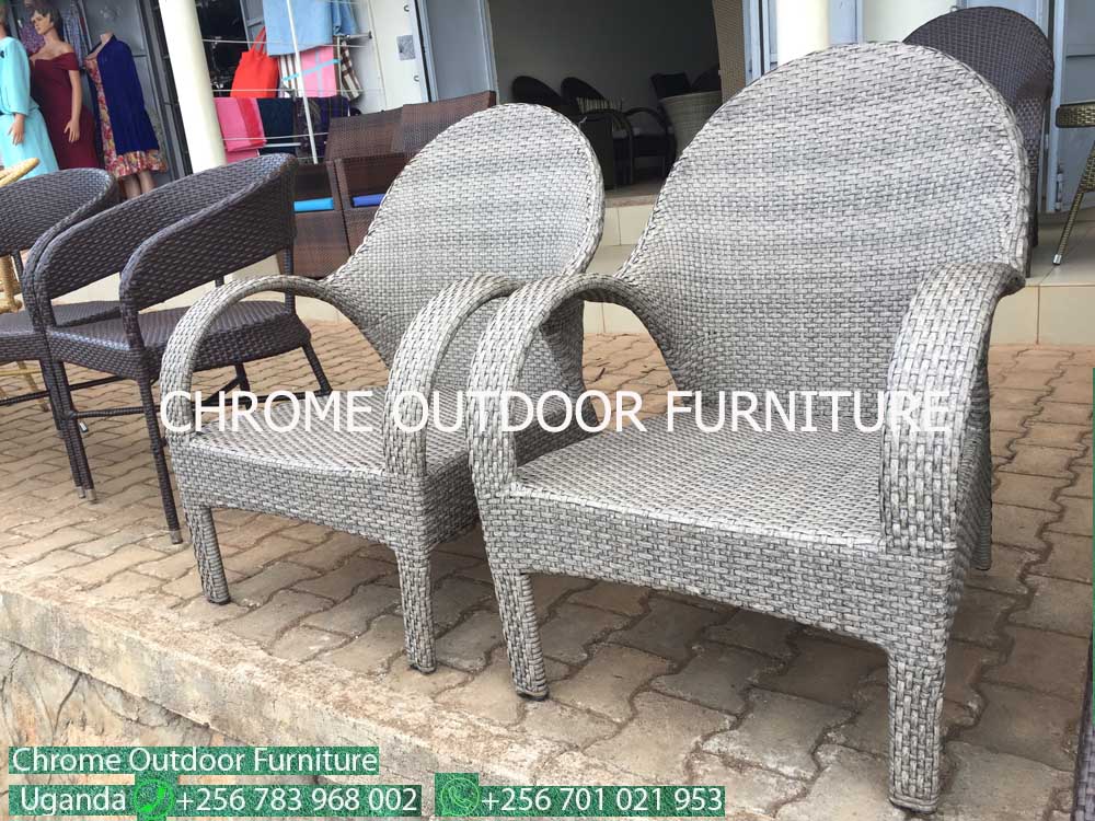 Outdoor Furniture for Sale in Uganda, Garden/Outdoor Furniture in Kampala Uganda. Home, Hotel, Restaurant/Bar Balcony Patio Furniture Uganda, Resin Wicker, Makers/Producers of All Weather Wicker Furniture in Uganda. Chrome Outdoor Furniture Uganda Product, Ugabox