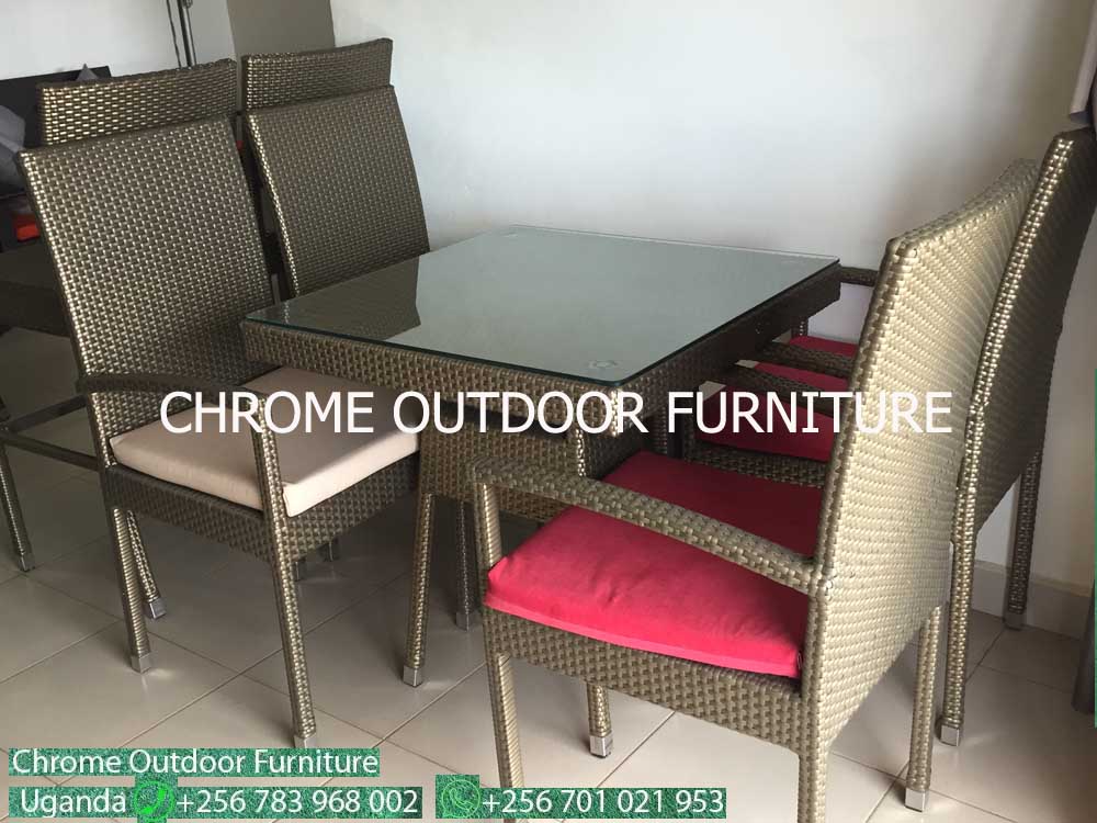 Outdoor Furniture for Sale in Uganda, Garden/Outdoor Furniture in Kampala Uganda. Home, Hotel, Restaurant/Bar Balcony Patio Furniture Uganda, Resin Wicker, Makers/Producers of All Weather Wicker Furniture in Uganda. Chrome Outdoor Furniture Uganda Product, Ugabox