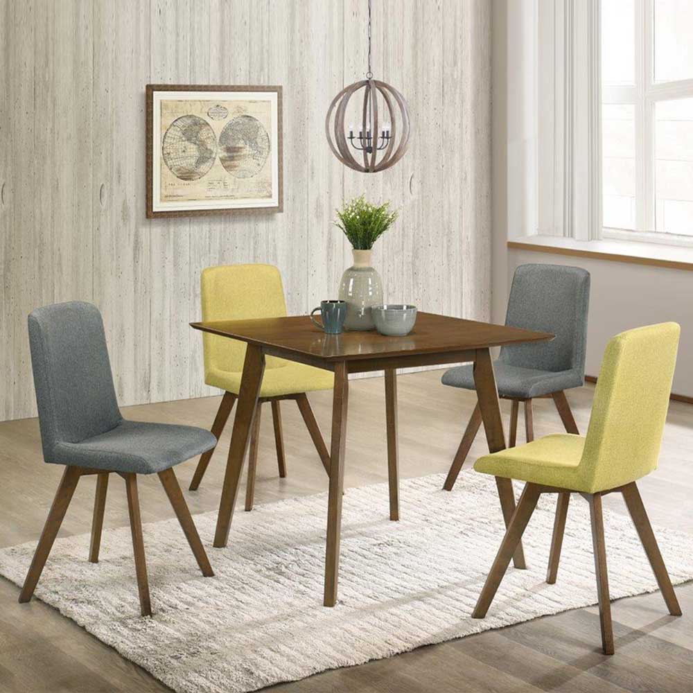 Dining Table (Belinda 1+4 Dining Set Walnut Green-Yellow-Grey), Dining Room Furniture for Sale in Kampala Uganda, Office and Home Furniture in Uganda, Hotel Furniture Shop in Kampala Uganda, Danube Home Uganda, Ugabox