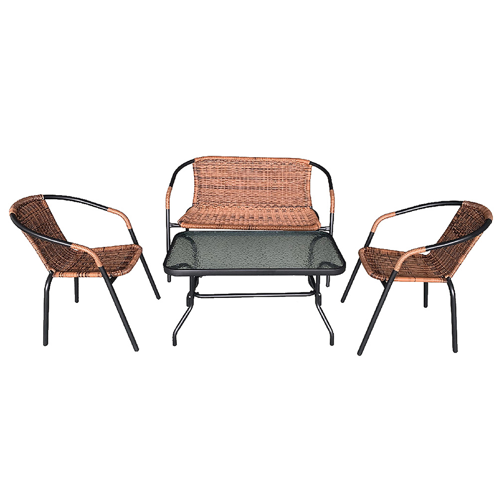 Breeze Steel Rattan Sofa Set Brown, Outdoor Furniture for Sale in Kampala Uganda, Office and Home Furniture in Uganda, Hotel Furniture Shop in Kampala Uganda, Danube Home Uganda, Ugabox