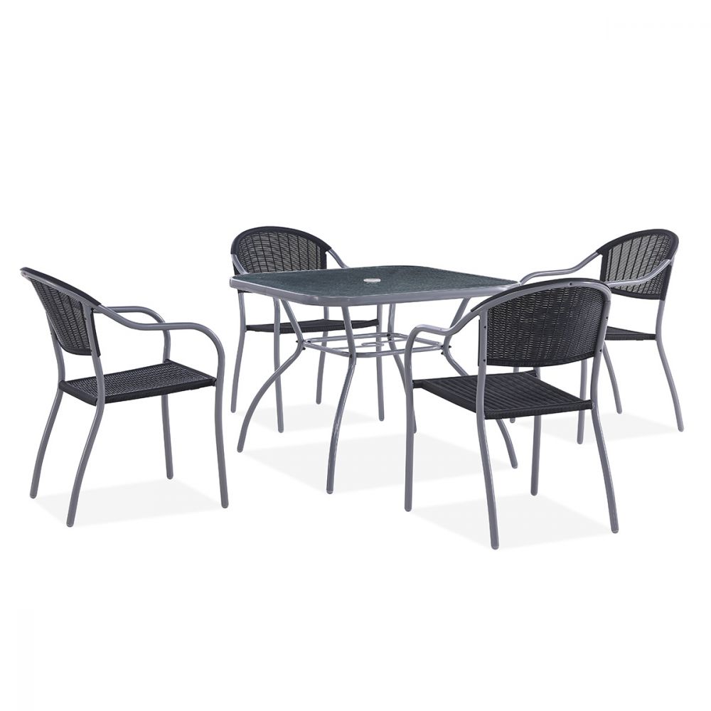 Cantona Steel Dining Set 6+1, Outdoor Furniture for Sale in Kampala Uganda, Office and Home Furniture in Uganda, Hotel Furniture Shop in Kampala Uganda, Danube Home Uganda, Ugabox