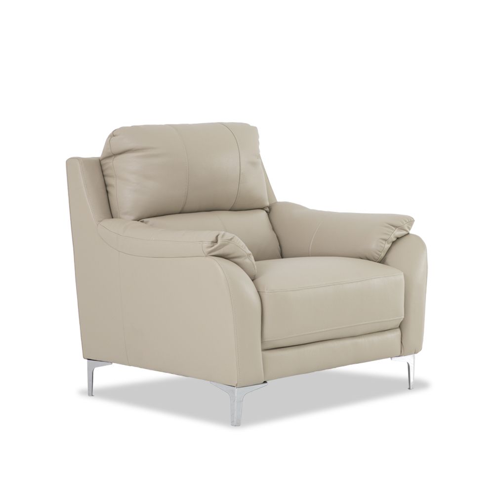 Ryu 1 Seater Airleather Sofa-Beige, Sofa Furniture for Sale in Kampala Uganda, Office and Home Furniture in Uganda, Hotel Furniture Shop in Kampala Uganda, Danube Home Uganda, Ugabox