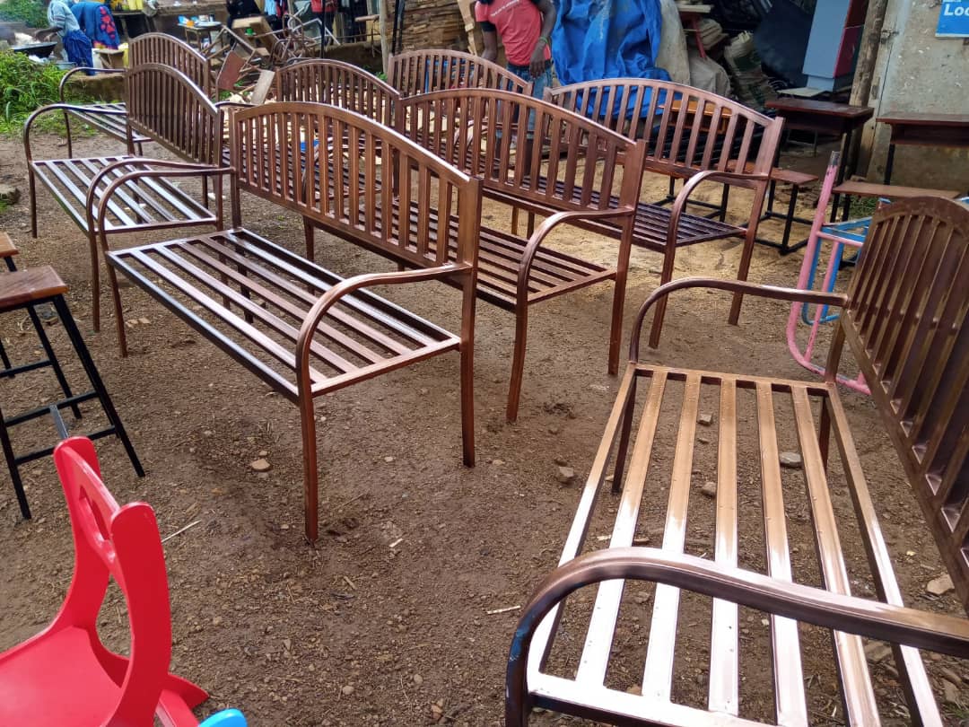 Outdoor School Metal Benches Kampala Uganda, School Furniture Supplier in Uganda for Nursery / Kindergarten, Primary, Secondary, University/Higher Institutions of Learning (Tertiary Institutions) Kampala Uganda, Desire School Furniture Uganda