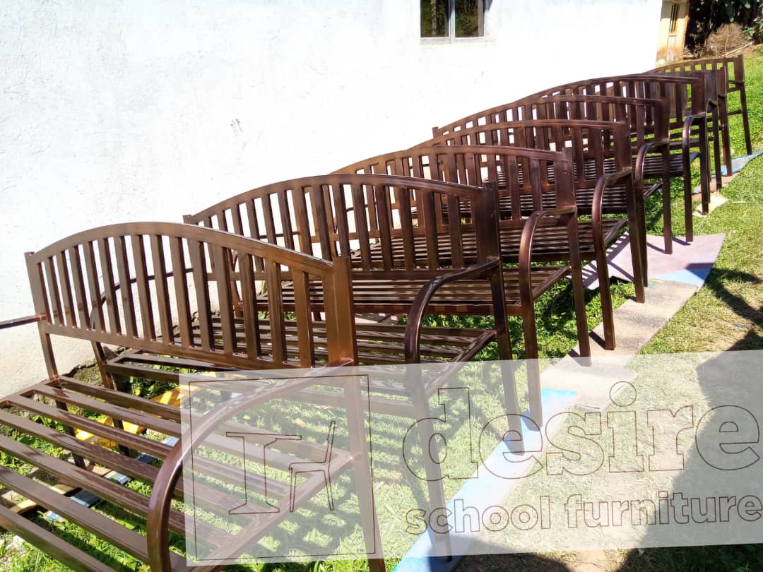 Outdoor School Metal Benches Kampala Uganda, School Furniture Supplier in Uganda for Nursery / Kindergarten, Primary, Secondary, University/Higher Institutions of Learning (Tertiary Institutions) Kampala Uganda, Desire School Furniture Uganda
