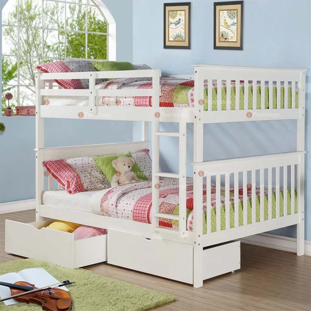 Clemon Mission Full Over Full Bunk Bed with Drawers for Sale in Kampala Uganda, Bedroom Furniture, Hotel Furniture, Home Furniture, Office Furniture in Uganda, Home Furniture Shop in Kampala Uganda. Footsteps Furniture Company Uganda, Ugabox