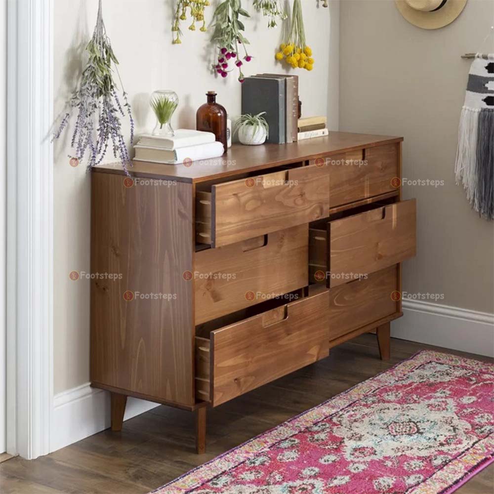 Dorinda Groove 6 Drawer Double Dresser for Sale in Kampala Uganda, Bedroom Furniture, Hotel Furniture, Home Furniture, Office Furniture in Uganda, Home Furniture Shop in Kampala Uganda. Footsteps Furniture Company Uganda, Ugabox