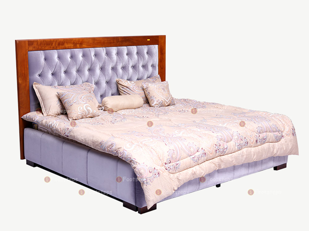 Light Grey Upholstered Bed for Sale in Kampala Uganda, Bedroom Furniture, Hotel Furniture, Home Furniture, Office Furniture in Uganda, Home Furniture Shop in Kampala Uganda. Footsteps Furniture Company Uganda, Ugabox