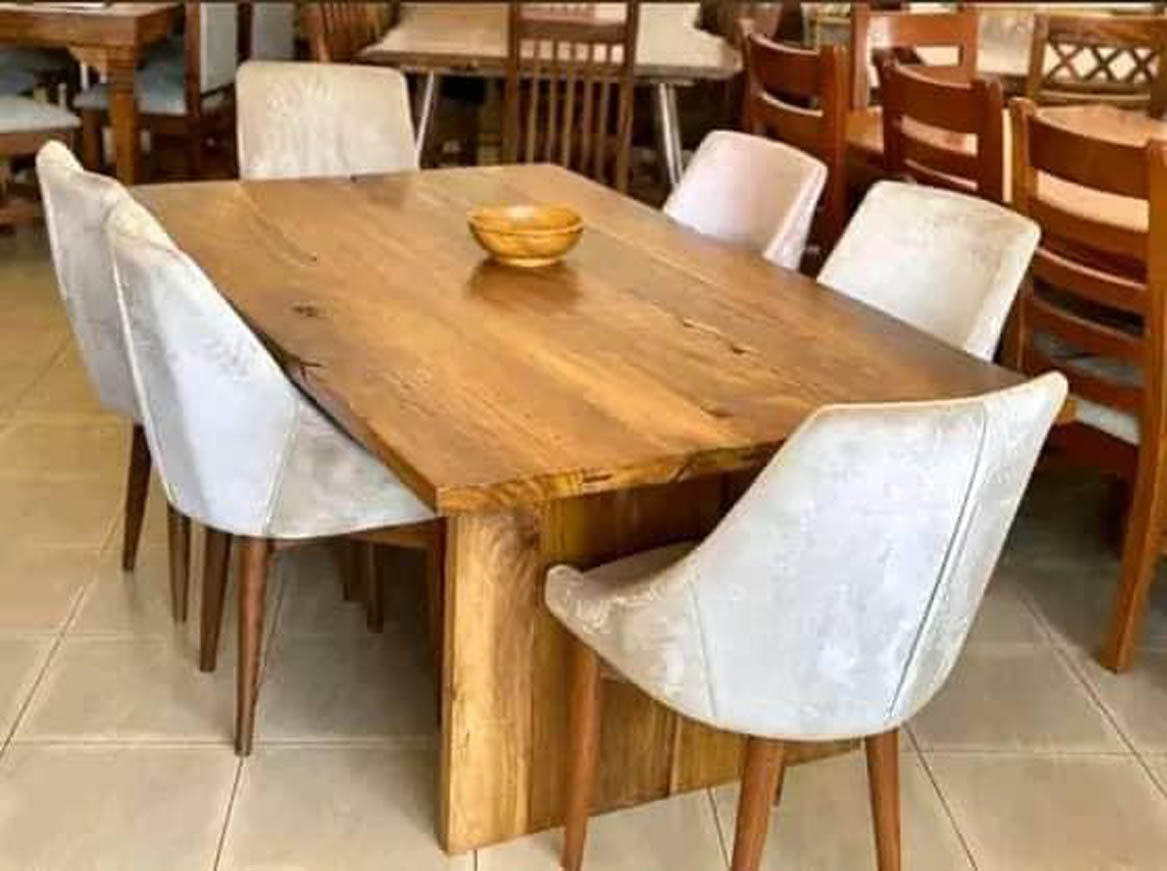 Dining Tables for Sale in Kampala Uganda. Custom Made Wooden Dining Tables Uganda. Virgin Wood Works And Furniture Ltd, Leading Manufacturer And Supplier of Wood Furniture Products in Kampala Uganda, East Africa. Ugabox.com