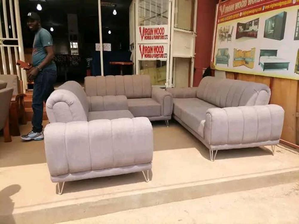 Sofa Sets for Sale in Kampala Uganda. Custom Made Wooden And Fabric Sofa Sets Uganda. Virgin Wood Works And Furniture Ltd, Leading Manufacturer And Supplier of Wood Furniture Products in Kampala Uganda, East Africa. Ugabox.com