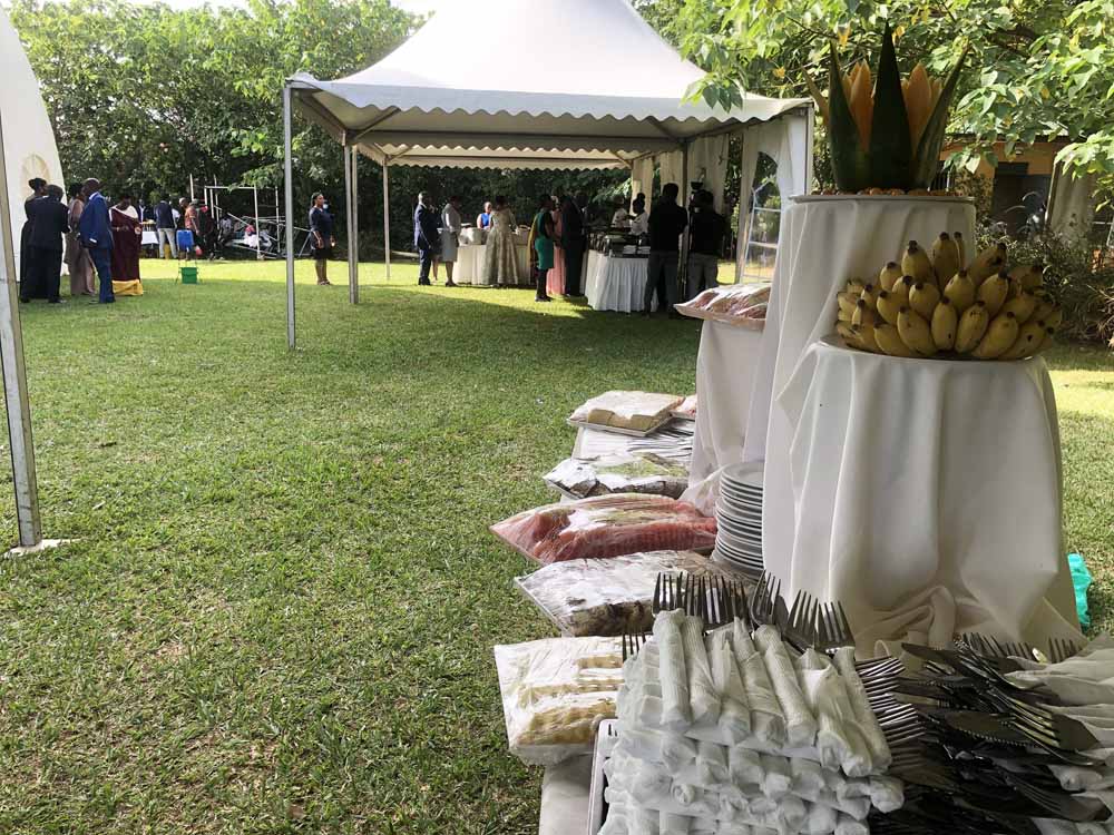 Wedding Reception Venue/Wedding Gardens in Kampala Uganda. Create Your Dream Wedding or Party Event Amidst Lush Gardens/Trees. Corporate Event Venue, Outdoor Wedding Venue, Bridal Gardens And Picnic Gardens, Party Venue, Event Venue for Private And Public Functions: Wedding Venue, Introduction Venue, and Birthday Parties Venue, Kuhingira/Give Away Ceremony Venue, Baby Showers And Bridal Showers Venue in Kampala. For Booking/Reservation Contact Akamwesi Gardens Management Located at Akamwesi Shopping Mall in Kyebando Along Gayaza Road in Kampala Uganda. Ugabox
