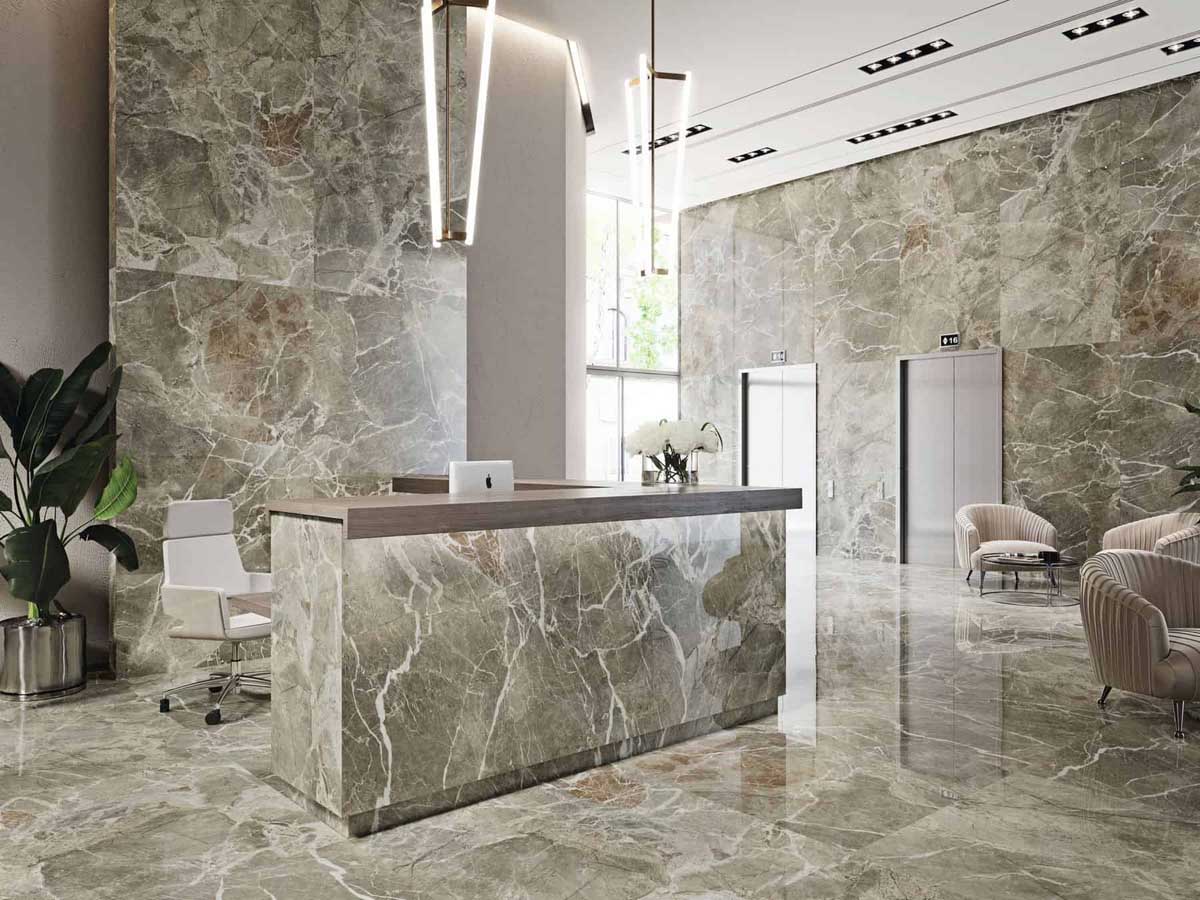 Granite/Marble Reception Desk/Counter/Worktop Installation Services in Kampala Uganda. Luxury Hotel And Office Stone Design And Installation Company in Uganda. Stone Design And Build, Installation, Granite/Marble Slabs-Tiles And Flooring Materials Supply in Uganda: Varni Granite, Marble And Terrazzo Uganda, Ugabox