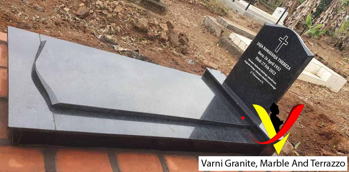 Granite Graves Slabs/Grave Construction in Kampala Uganda. Grave Stone Surface Installation Company in Uganda. Grave Exterior Design Installation, Granite/Marble Slabs-Tiles And Flooring Materials Supply in Uganda: Varni Granite, Marble And Terrazzo Uganda, Ugabox