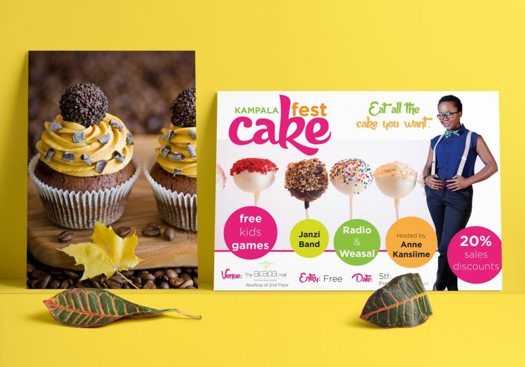 Kampala Cake Festival Poster Design, Top Poster designers Kampala Uganda, Gideon Poet Kampala Uganda, Cool Posters Uganda, Ugabox