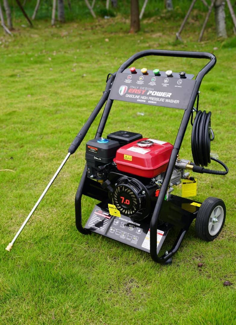 Price in Uganda for: Easy Power High Pressure Washer. UGX: 1,450,000. High Pressure Cleaner 3000 psi 7HP Petrol Engine Italy Design for Sale in Kampala Uganda. Equipment For Cleaning Cars, Homes, Commercial Spaces, Machinery And Surfaces. Machine World Uganda Importer, Supplier, Distributor, Assembler and Installer of Domestic And Commercial Cleaning Equipment/Industrial Machinery in Kampala-Uganda, East Africa: Kigali-Rwanda, Nairobi-Mombasa-Kenya, Juba-South Sudan, DRC-Congo, Tanzania. Ugabox Machinery Marketing Platform Uganda | Ugabox.com