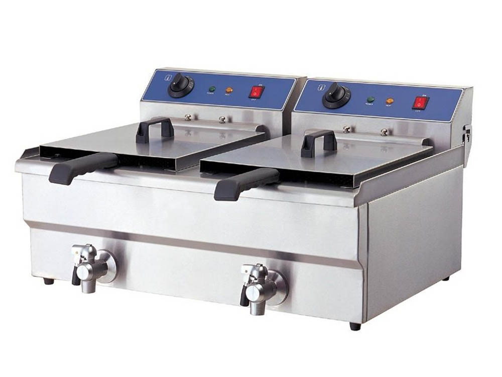 Electric Deep Fryer Double 13 Litres Uganda, Food Processing Machines and Equipment Uganda. Proul Machines Uganda. For Agro Processing and Value Addition Machinery: Pre-Planting, Planting and Harvesting Machines (Agricultural and Food Machines) Supplier in Kampala Uganda and East Africa, Nairobi-Mombasa-Kenya, Kigali-Rwanda, Juba-South Sudan, DRC Congo, Ugabox