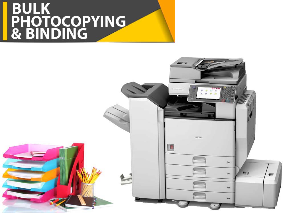 Bulk photocopying and binding in Kampala Uganda, Ugabox