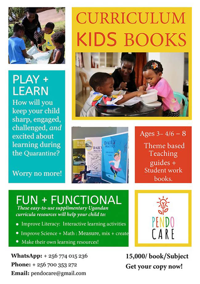 Student study/work books in Uganda, Pendo Care ltd, Book Publishing in Kampala Uganda, Early Children Learning in Uganda, Offices at Nkrumah/Nasser Road Kampala Uganda, Ugabox