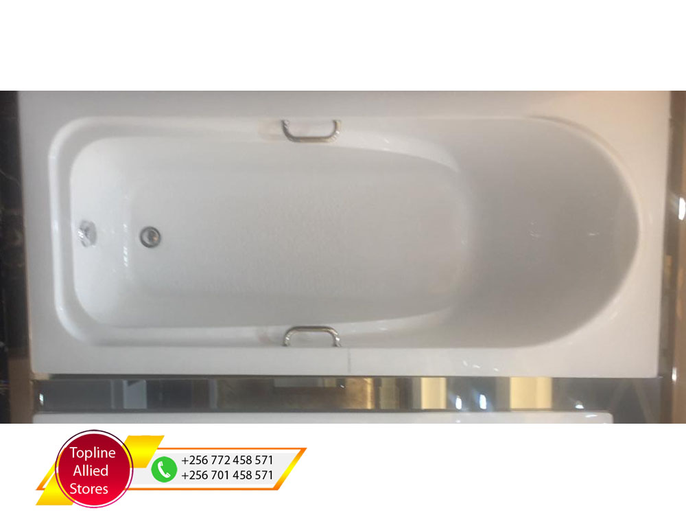 Bathtub in Uganda, Sanitaryware, Toilet & Bathroom Accessories in Uganda, Topline Allied Stores Uganda for Supply of: Plumbing Materials, Building Materials, Kitchen Furnishing, Tiles, Ceramics and General Hardware in Nakasero Kampala Uganda, Ugabox