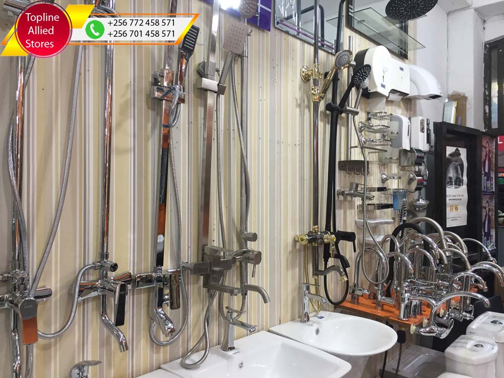 Sanitaryware in Uganda, Toilet & Bathroom Fittings and Accessories in Uganda, Topline Allied Stores Uganda for Supply of: Plumbing Materials, Building Materials, Kitchen Furnishing, Tiles, Ceramics and General Hardware in Nakasero Kampala Uganda, Ugabox