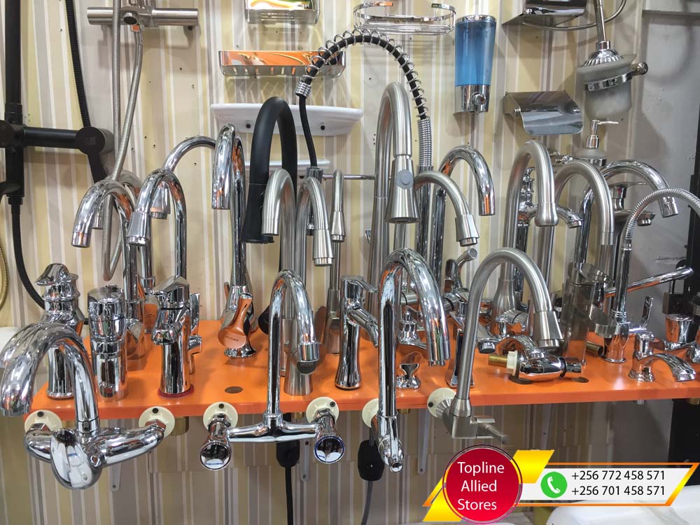 Sanitaryware in Uganda, Toilet & Bathroom Fittings and Accessories in Uganda, Topline Allied Stores Uganda for Supply of: Plumbing Materials, Building Materials, Kitchen Furnishing, Tiles, Ceramics and General Hardware in Nakasero Kampala Uganda, Ugabox
