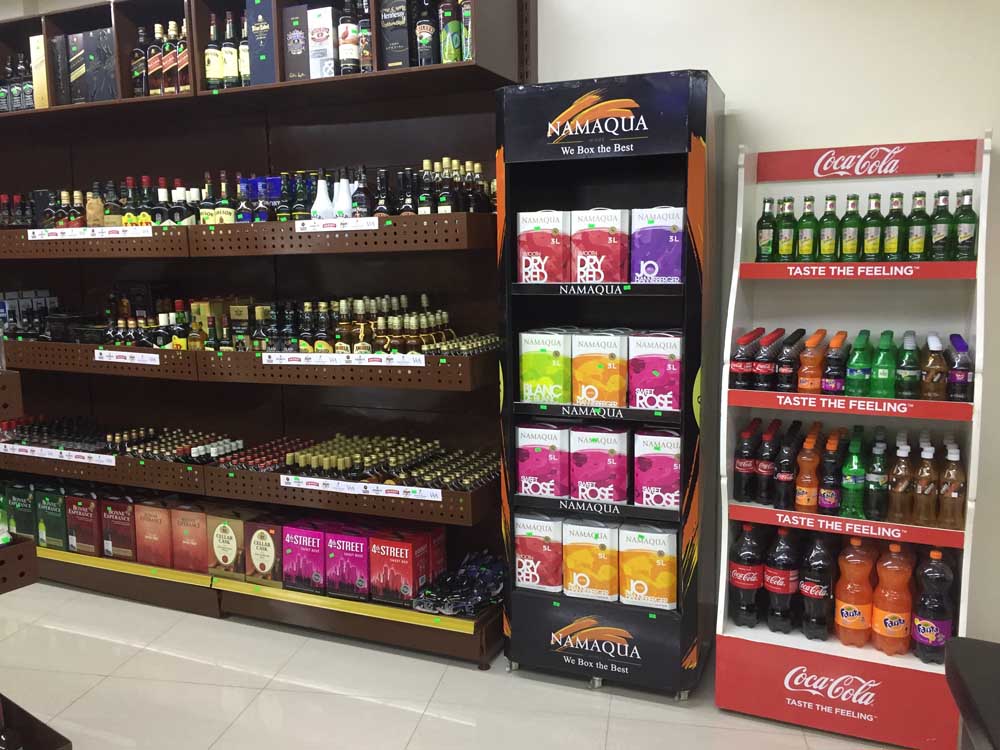 Wines & Spirits, Master Supermarket, Ntinda Shopping Centre, Kampala Uganda