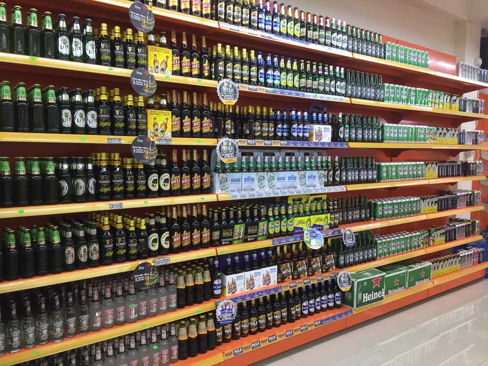 Beer Section, Well Stocked Alcohol in Uganda, Master Supermarket, Ntinda Shopping Centre, Kampala Uganda