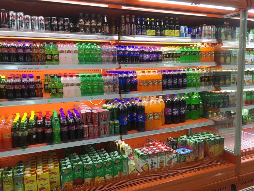Drinks Section, Soda & Juice Uganda, Well Stocked Shop in Uganda, Master Supermarket, Ntinda Shopping Centre, Kampala Uganda