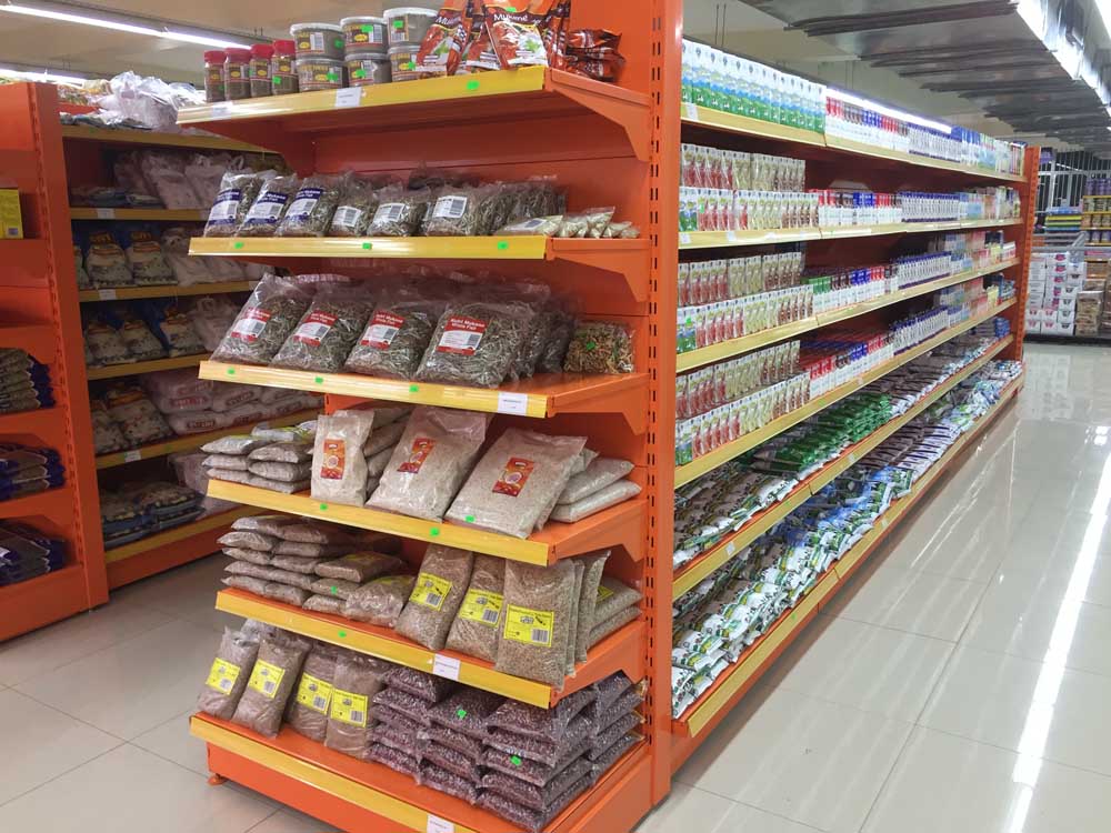 Food Section, Well Stocked Food on Shelves in Uganda, Master Supermarket, Ntinda Shopping Centre, Kampala Uganda