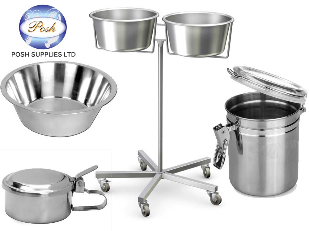  Stainless Steel Holloware for Sale in Kampala Uganda. Hospital, Clinic And Medical Holloware Uganda, Medical Supply, Medical Equipment, Hospital, Clinic & Medicare Equipment Kampala Uganda. Posh Supplies Limited Uganda, Ugabox