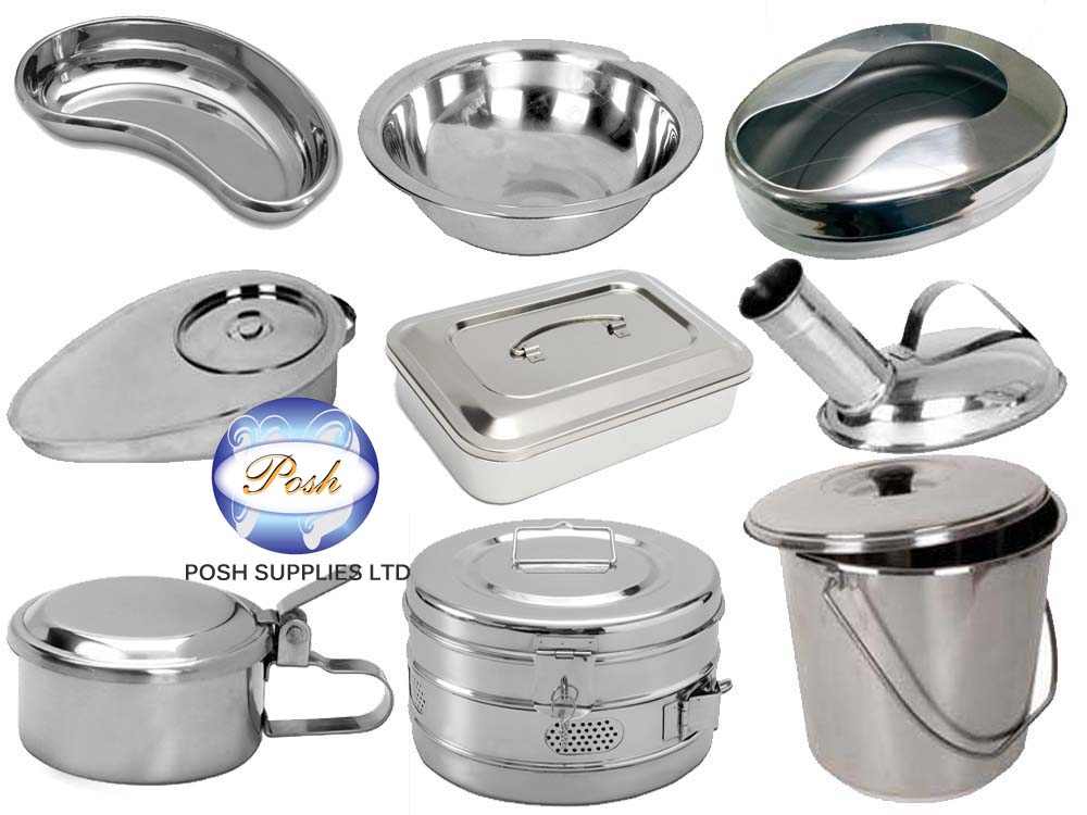  Stainless Steel Holloware for Sale in Kampala Uganda. Hospital, Clinic And Medical Holloware Uganda, Medical Supply, Medical Equipment, Hospital, Clinic & Medicare Equipment Kampala Uganda. Posh Supplies Limited Uganda, Ugabox