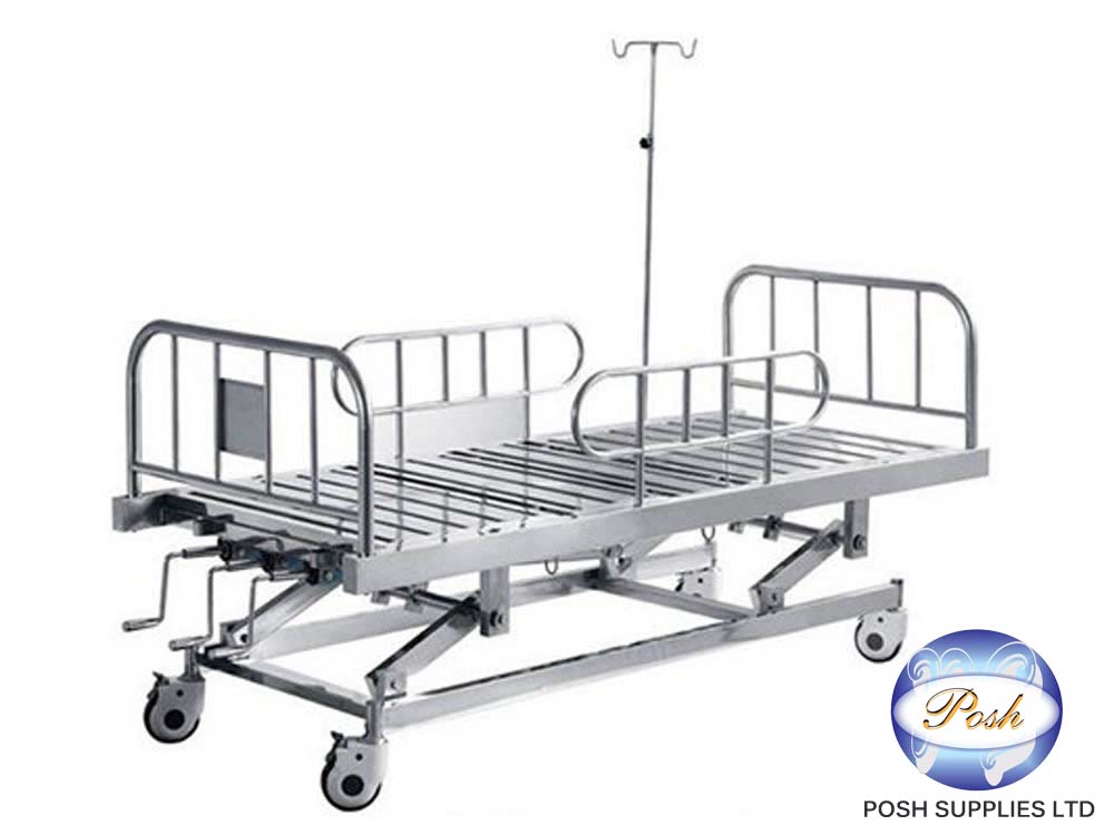 Stainless Steel Emergency ICU Beds for Sale in Kampala Uganda. Hospital Furniture Uganda, Medical Supply, Medical Equipment, Hospital, Clinic & Medicare Equipment Kampala Uganda. Posh Supplies Limited Uganda, Ugabox 