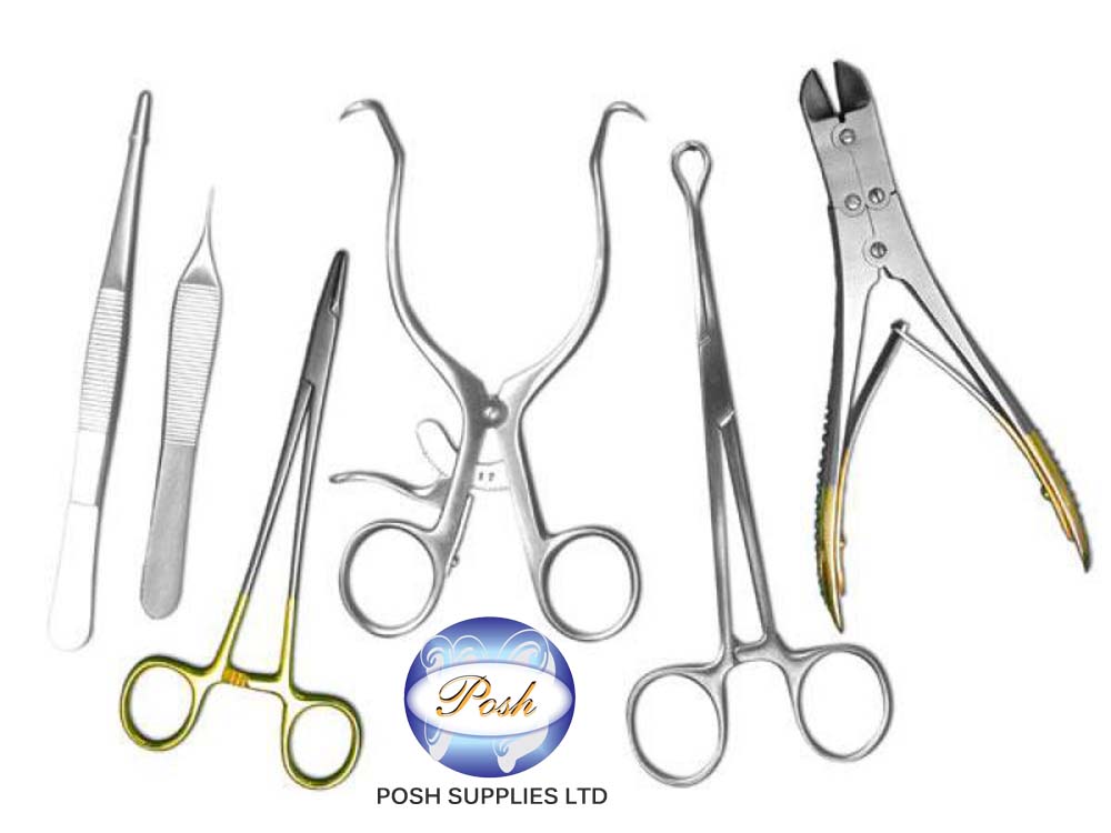 Surgical Instruments for Sale in Kampala Uganda. Stainless Steel Surgical Instruments Uganda, Medical Supply, Medical Equipment, Hospital, Clinic & Medicare Equipment Kampala Uganda. Posh Supplies Limited Uganda, Ugabox