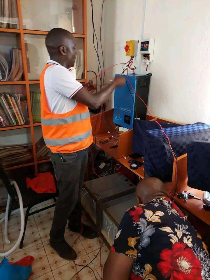 Solar Backup Battery System Installation in Kampala Uganda. Electric Solar Power Storage System. Solar Energy Systems Installation in Uganda. Solar Power Company in Uganda, Quality Matrix Technical Services Uganda, Ugabox