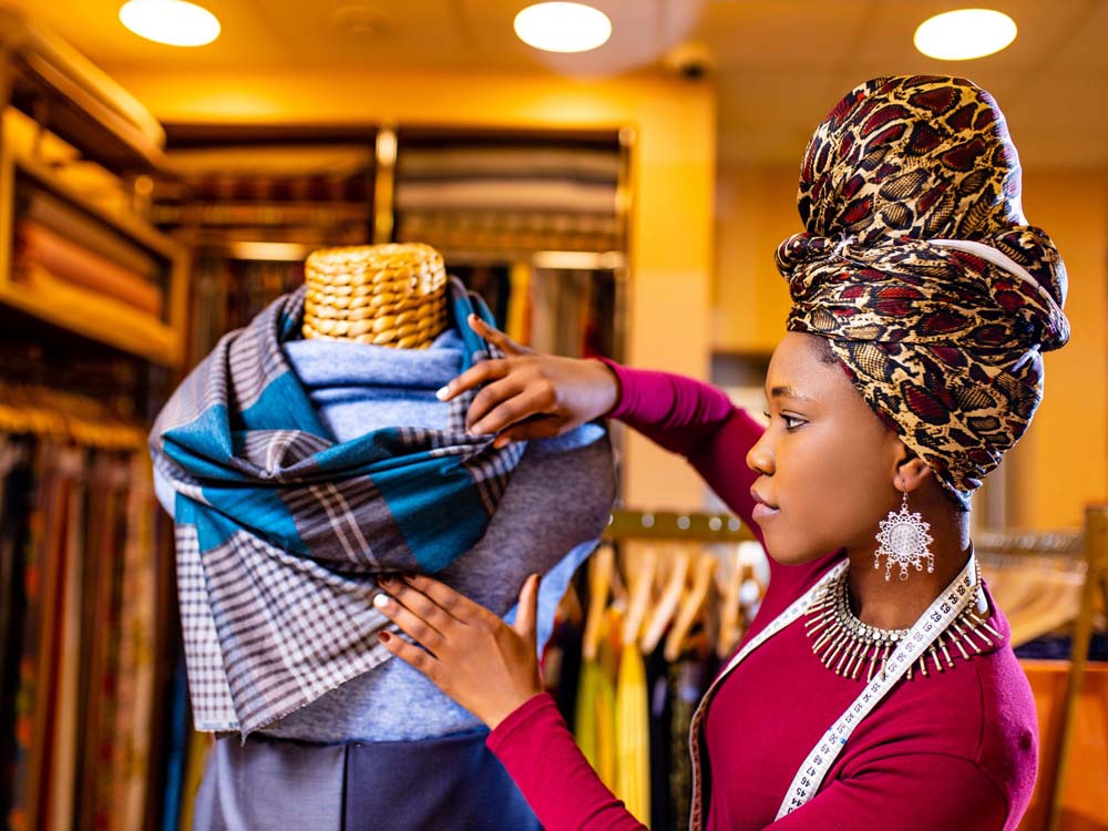 Global fashion trends, fashion in Uganda, East Africa. Products and aesthetics: clothing, accessories, beauty and grooming, lifestyle. Fashion industry: raw materials-fibers, textiles and leather. Design and manufacturing: sketching, pattern cutting, stitching mass and production. Marketing and retail: selling the fashion goods through boutiques and fashion websites. Media and publicity: Fashion magazines, blogs, social media influencers, and fashion shows all play a vital role in communicating trends and shaping public perception. Here are leading fashion stores in Kampala Uganda. | Ugabox.com