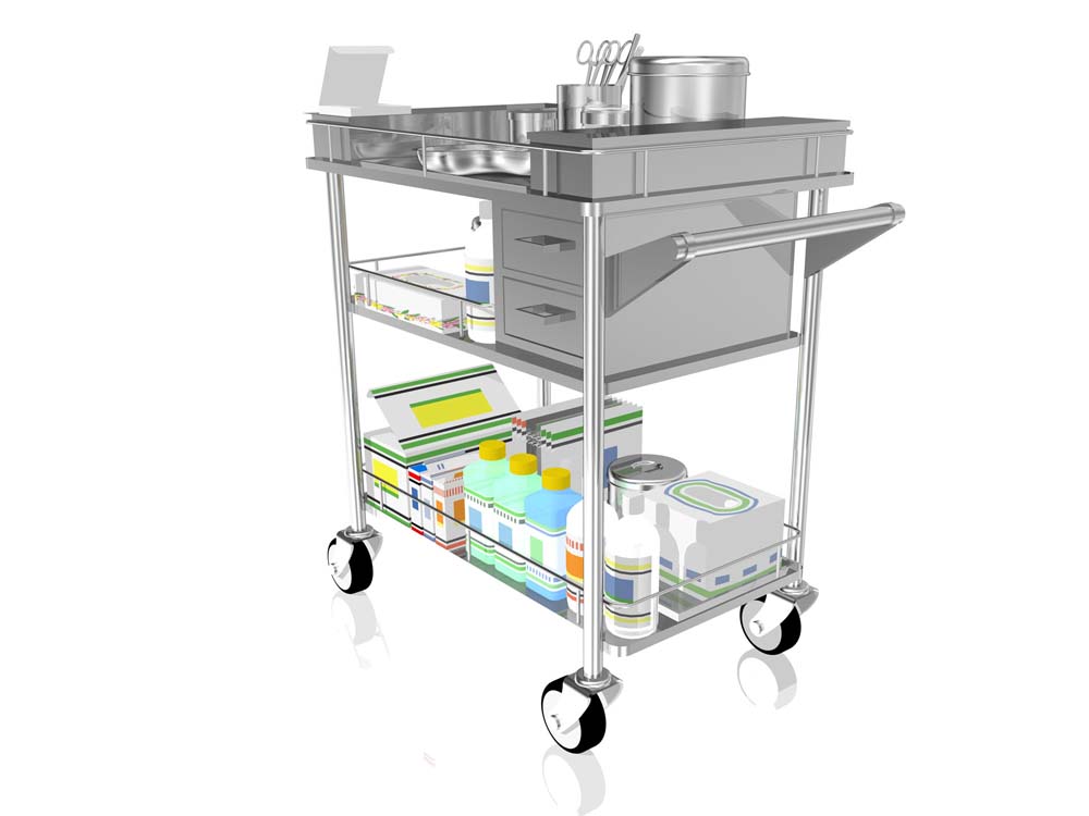 Instrument Trolley Supplier in Uganda. Buy from Top Medical Supplies & Hospital Equipment Companies, Stores/Shops in Kampala Uganda, Ugabox
