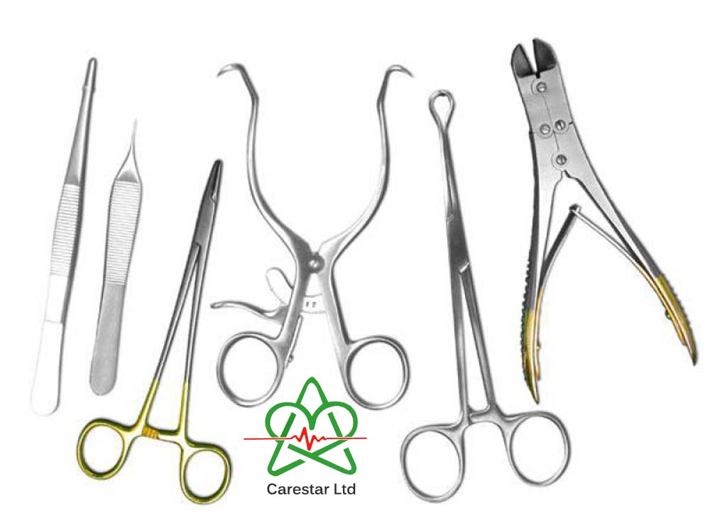 Surgical Instruments for Sale in Kampala Uganda. Stainless Steel Surgical Instruments Uganda, Medical Supply, Medical Equipment, Hospital, Clinic & Medicare Equipment Kampala Uganda. CareStar Ltd Uganda, Ugabox